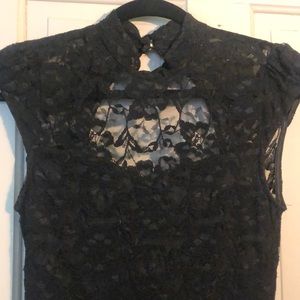 Black cocktail dress